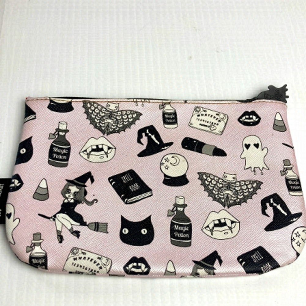IPSY X Valfie cosmetic bag witches ghost